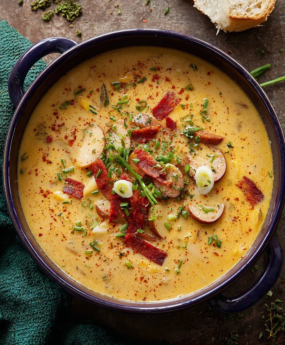 Hearty Cajun Potato Soup Recipe - Cozy Comfort Food