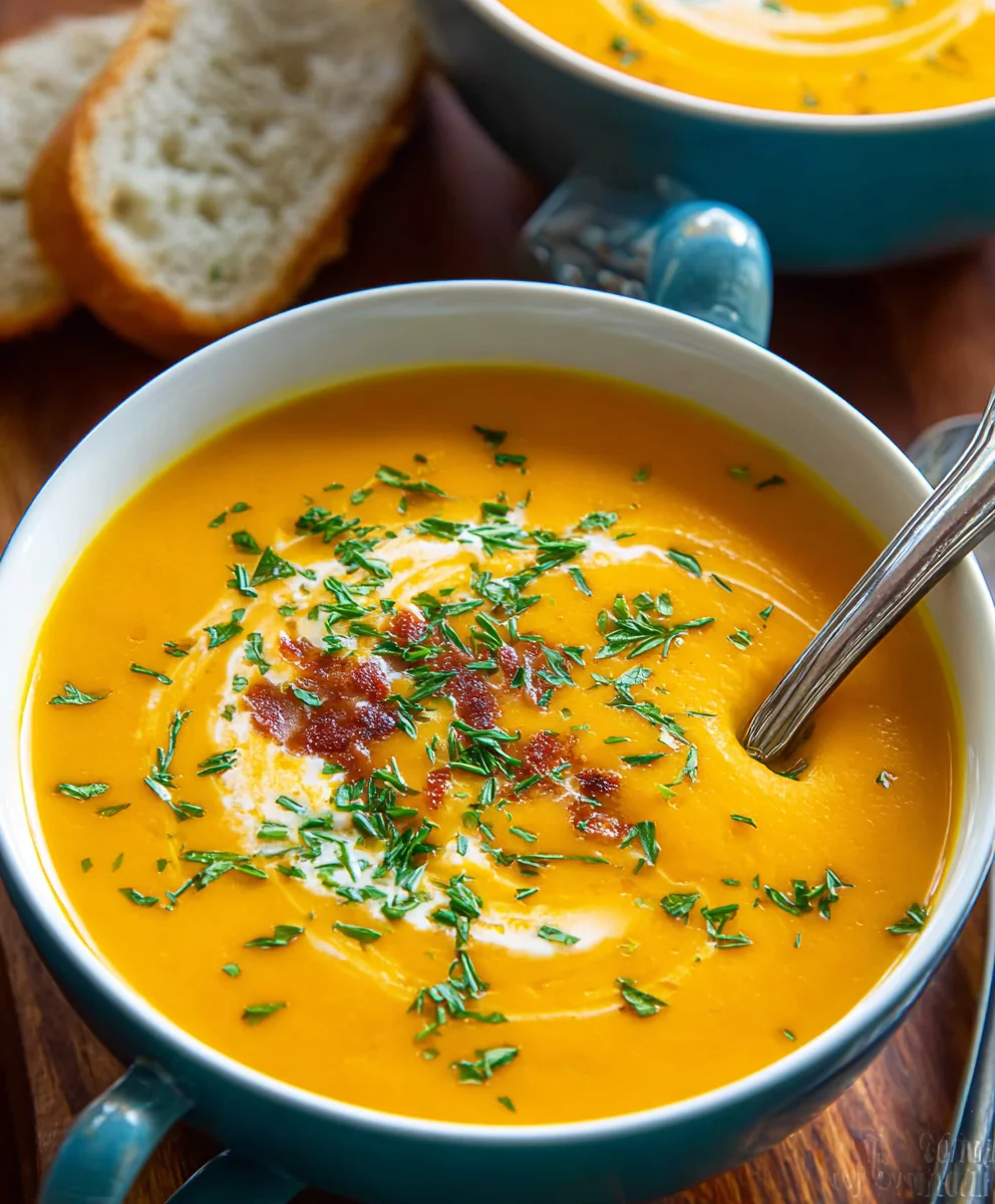 Creamy Carrot Soup-Simple & Delicious Recipe
