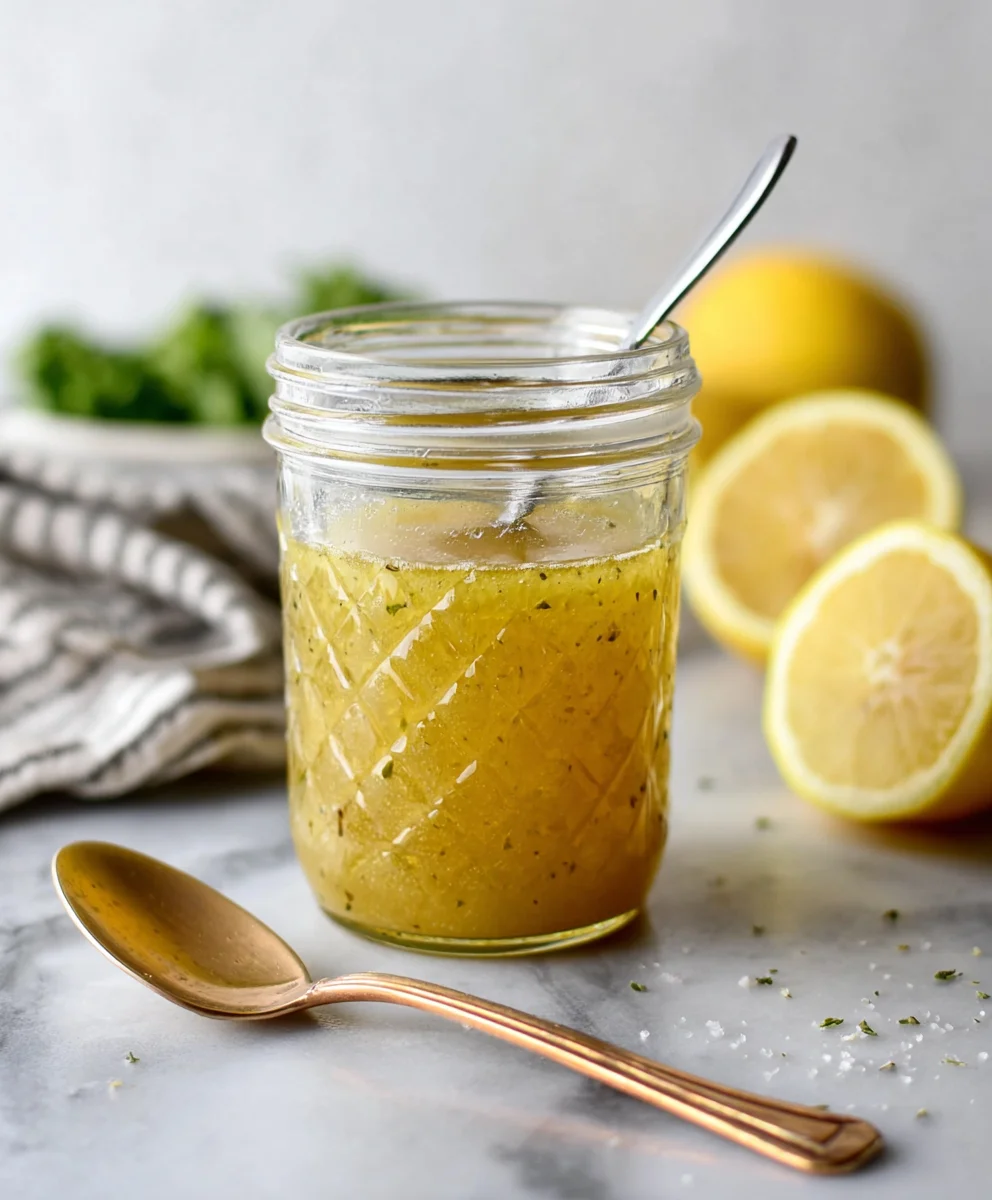 Easy Lemon Vinaigrette Dressing Recipe