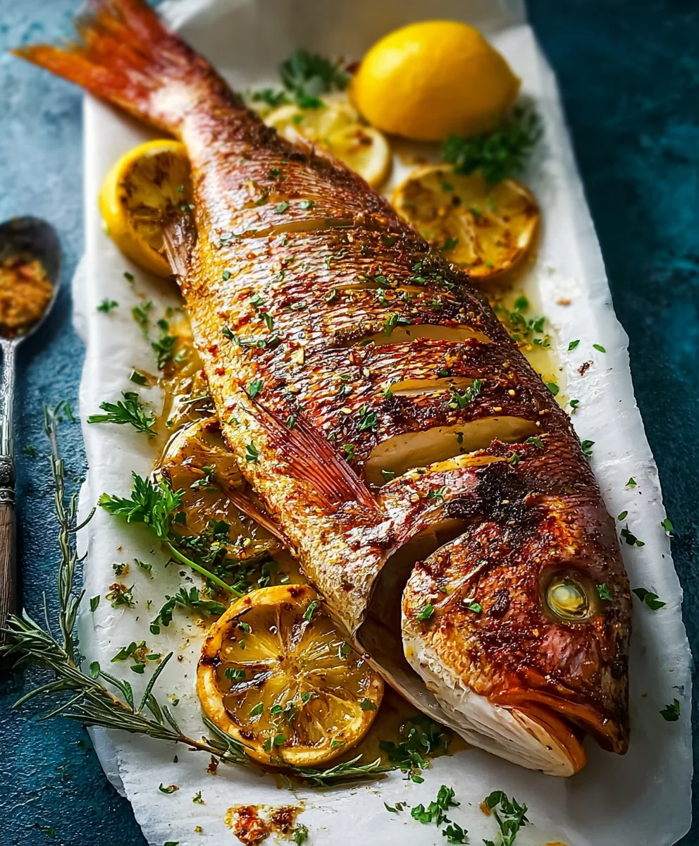 Easy Oven Baked Whole Snapper Recipe - Flavorful Fish