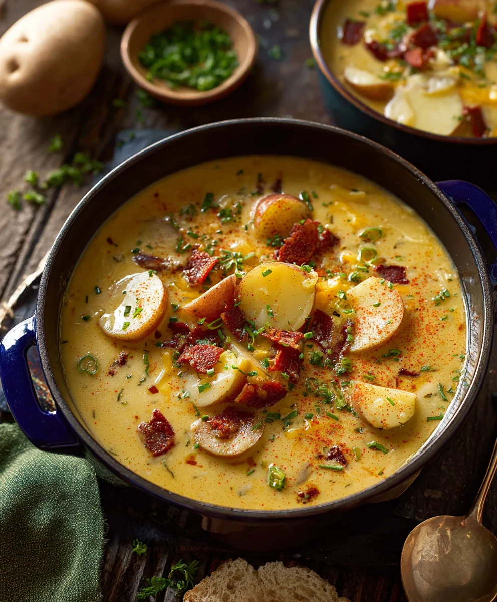 Hearty Cajun Potato Soup Recipe - Cozy Comfort Food