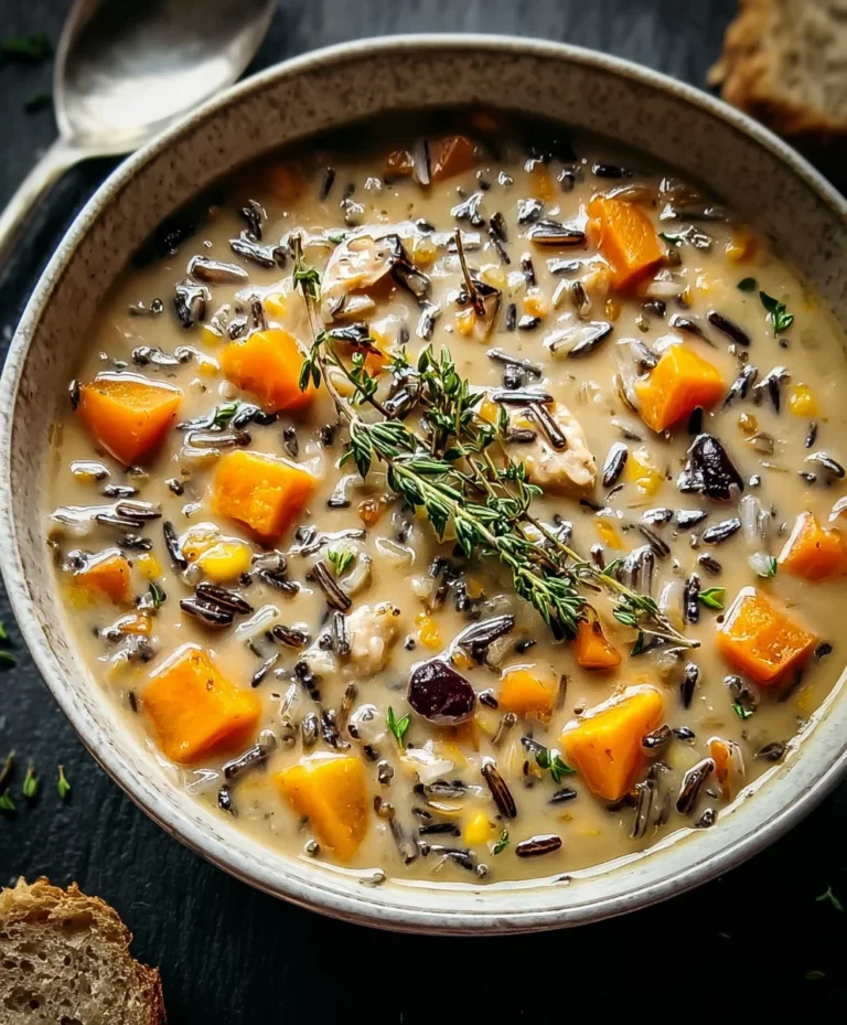 Hearty Autumn Wild Rice Soup – Cozy Comfort Food