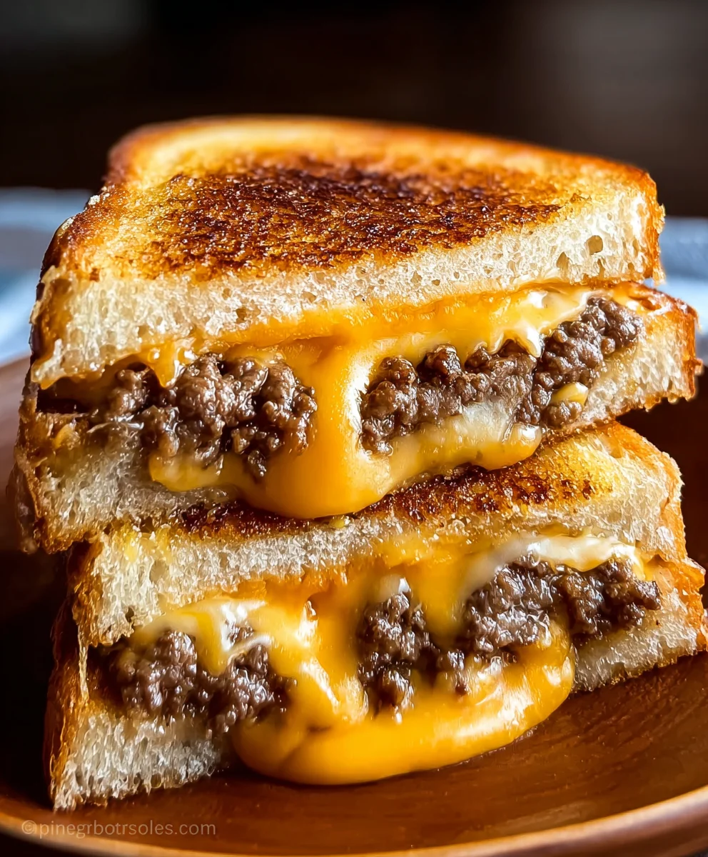 Smash Burger Grilled Cheese-Ultimate Flavor Combo