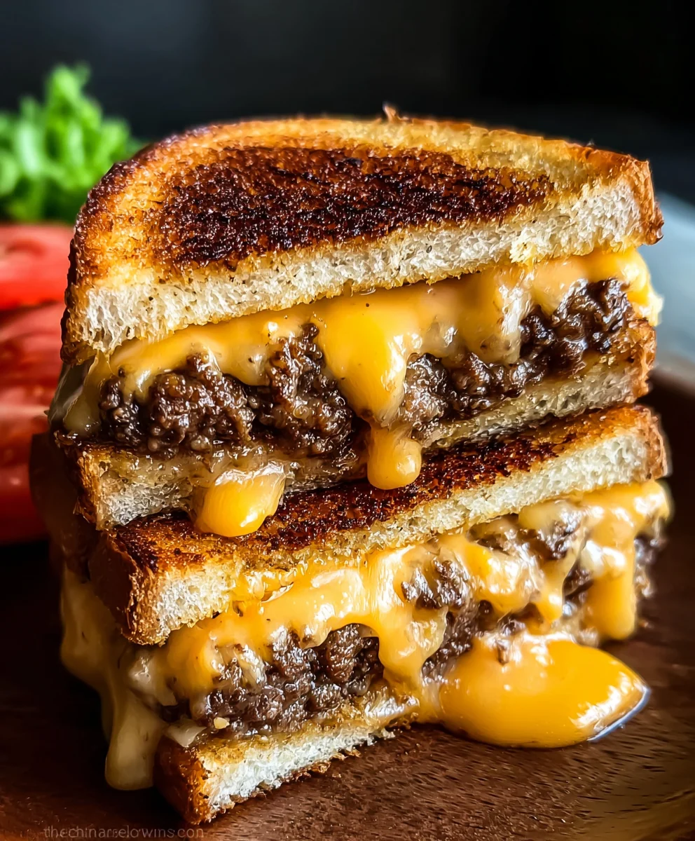 Smash Burger Grilled Cheese-Ultimate Flavor Combo