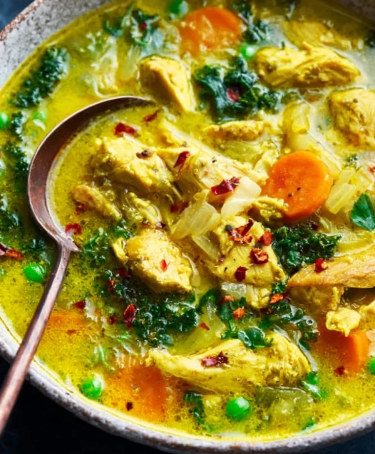 Turmeric Chicken Soup – Soothing Anti Inflammatory Recipe