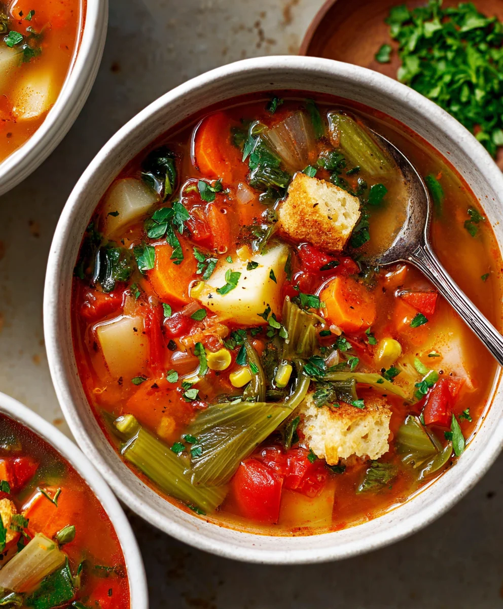Easy Vegetable Soup Recipe - Wholesome & Delicious