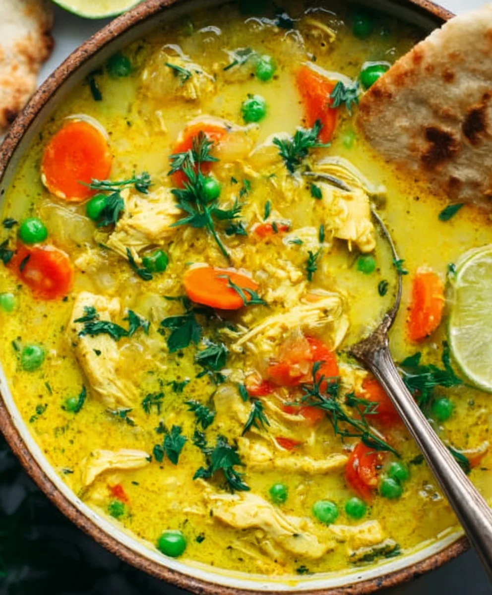 Turmeric Chicken Soup - Soothing Anti Inflammatory Recipe