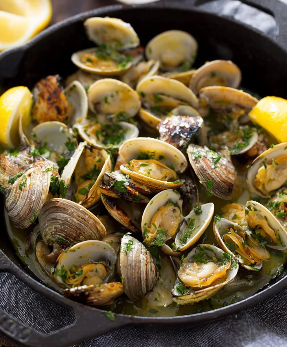 Garlic Butter Clams Easy Recipe- Flavorful & Quick