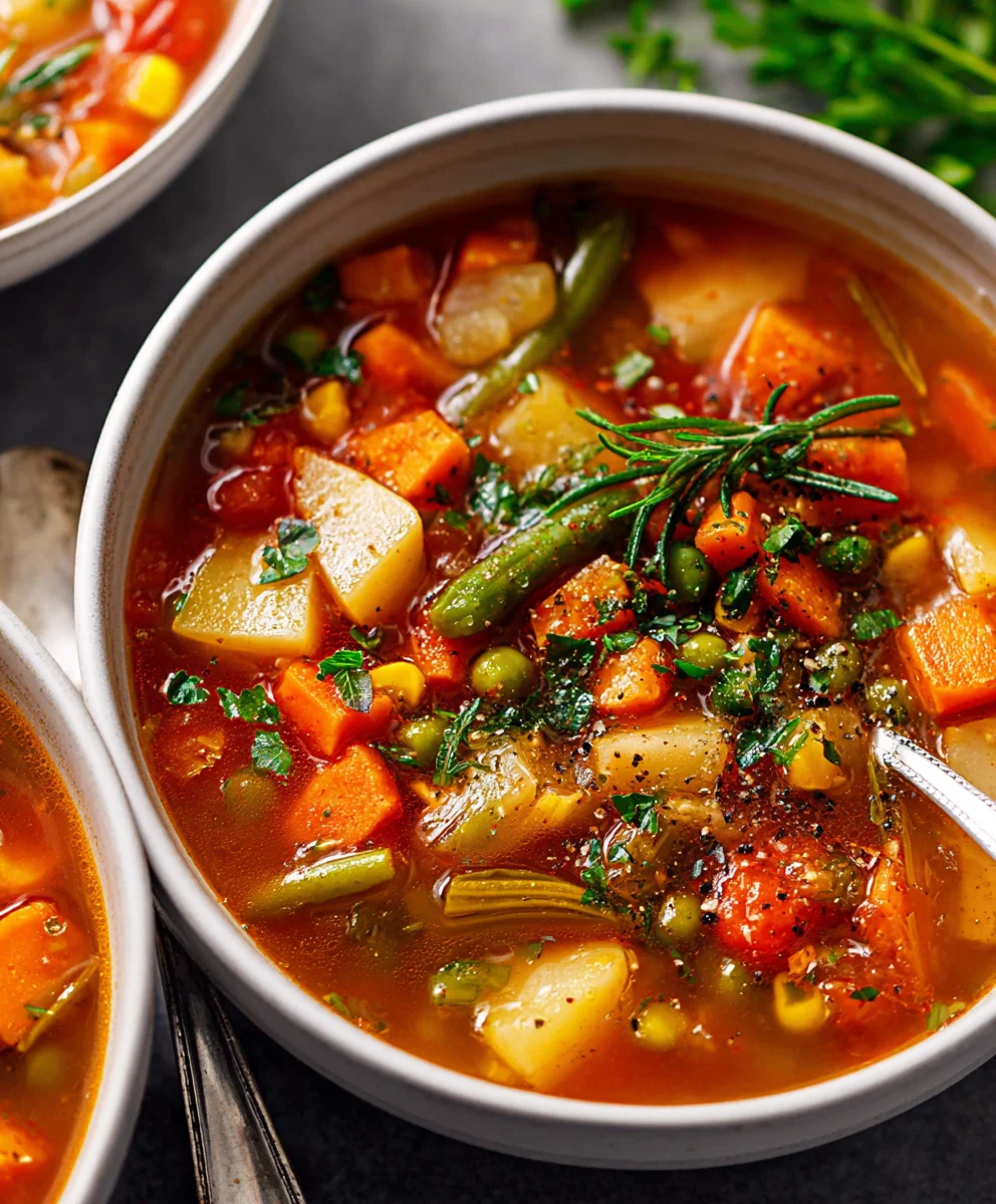 Easy Vegetable Soup Recipe - Wholesome & Delicious