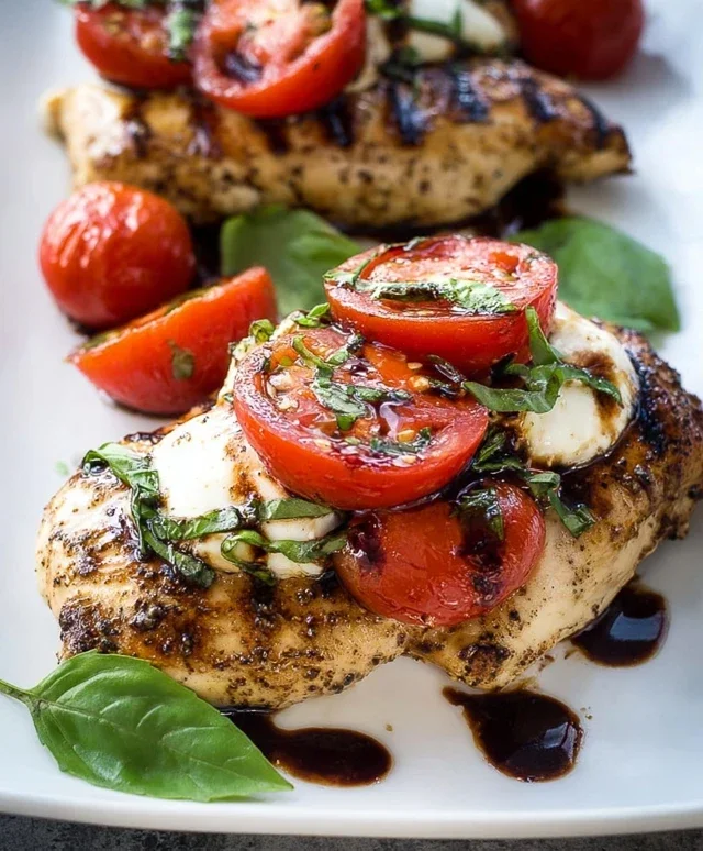 Grilled Chicken Caprese