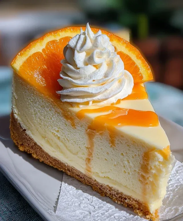 Orange Creamsicle Cheesecake