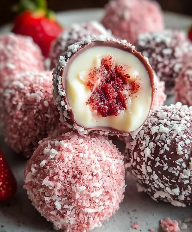 Strawberry Truffles