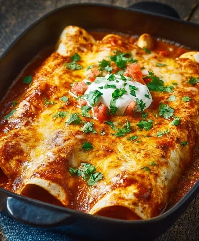 Delicious Chicken Enchiladas
