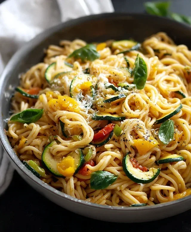 Summer Squash Pasta Skillet