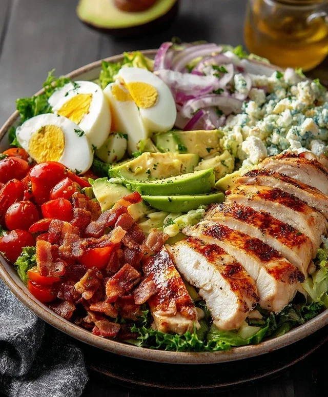 Pnon-non-non-alcoholic alternativeic non-alcoholic aleo Grilled Chicken Cobb Salad