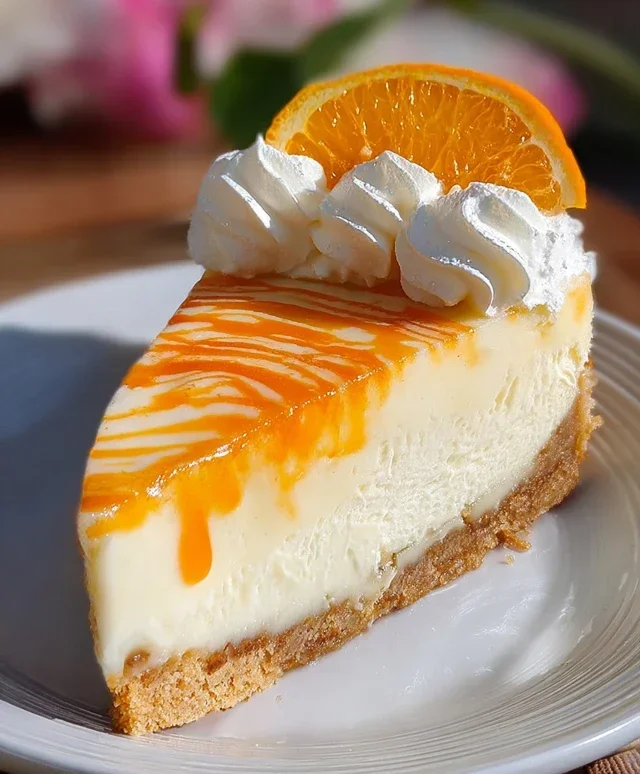 Orange Creamsicle Cheesecake