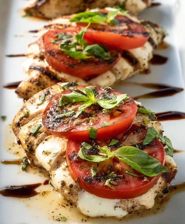 Grilled Chicken Caprese