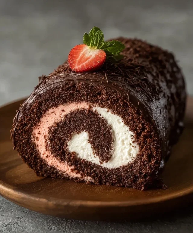 Easy Chocolate Swiss Roll