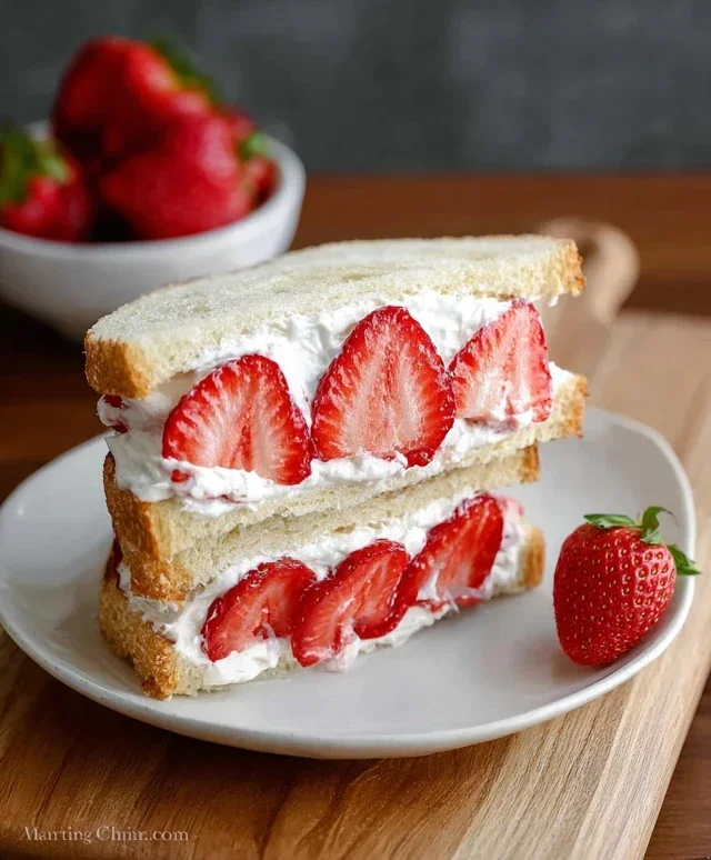 4-ingredient Strawberry Sando