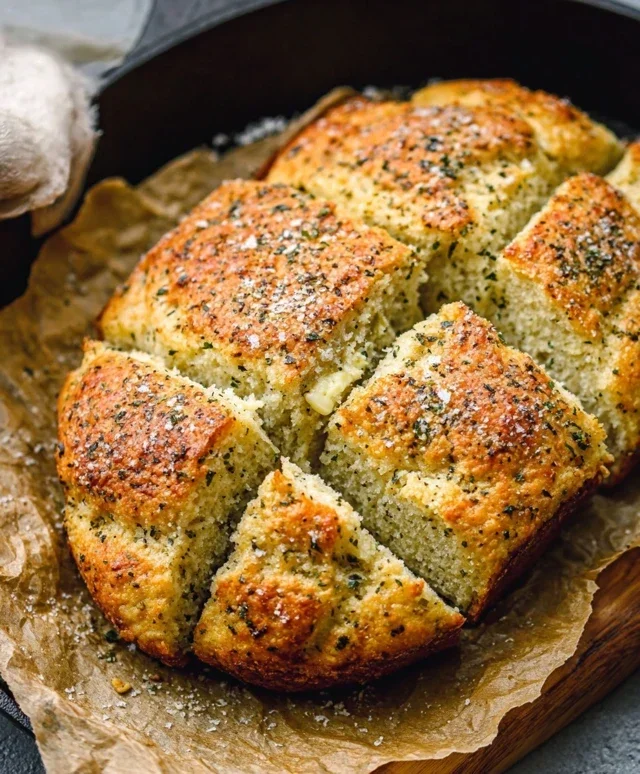 Garlic Butter Keto Bread