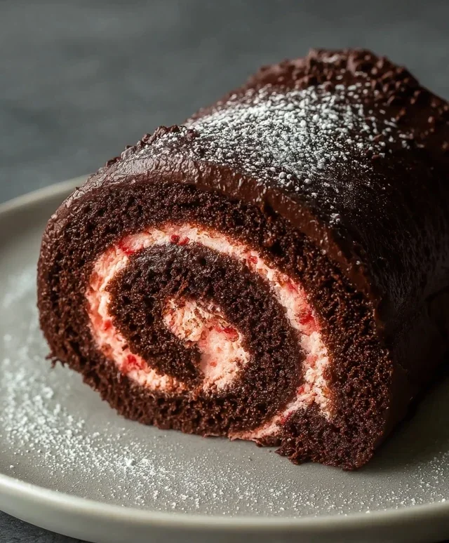 Easy Chocolate Swiss Roll