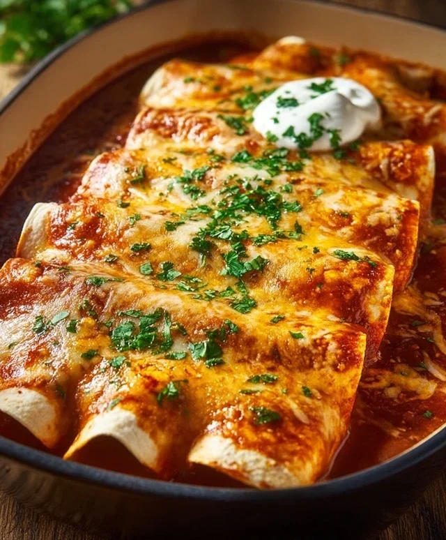 Delicious Chicken Enchiladas