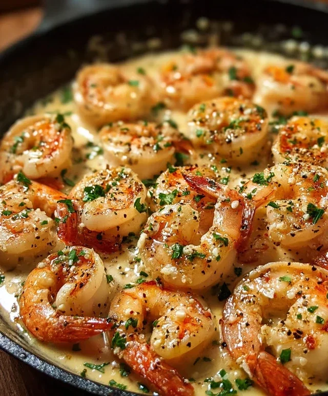 Creamy Garlic Shrimp