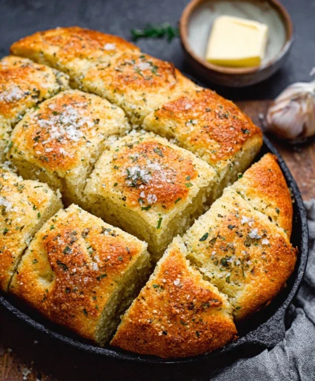 Garlic Butter Keto Bread