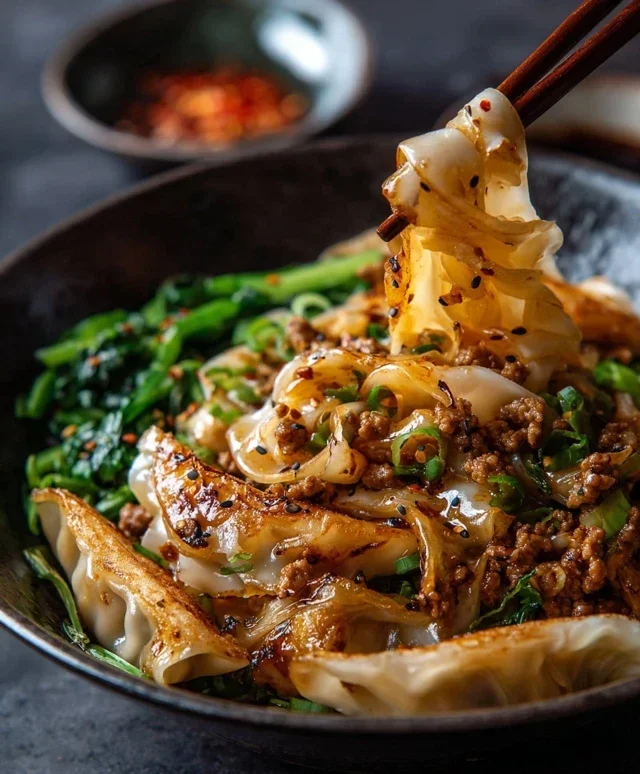 Potsticker Noodle Bowl