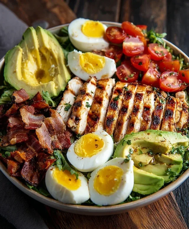 Pnon-non-non-alcoholic alternativeic non-alcoholic aleo Grilled Chicken Cobb Salad