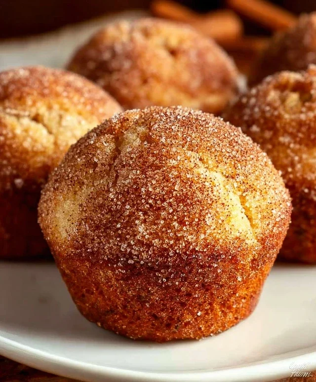 Keto Muffins- Classic Cinnamon "Sugar" Donut Style