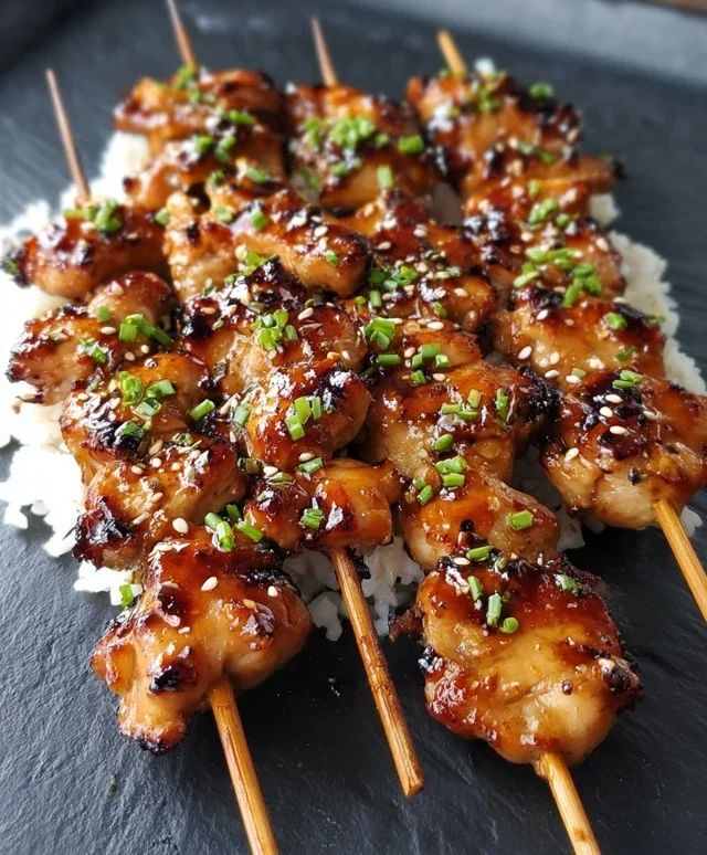 Teriyaki Chicken Skewers