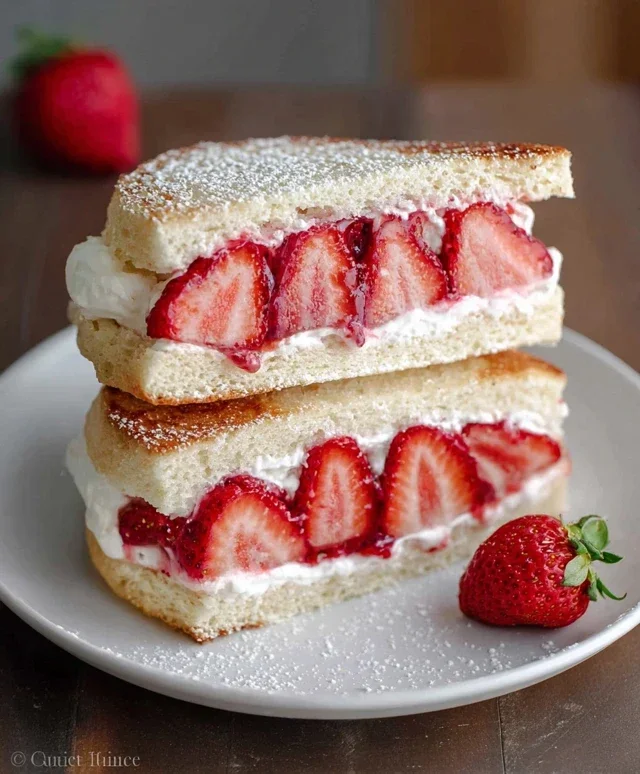 4-ingredient Strawberry Sando
