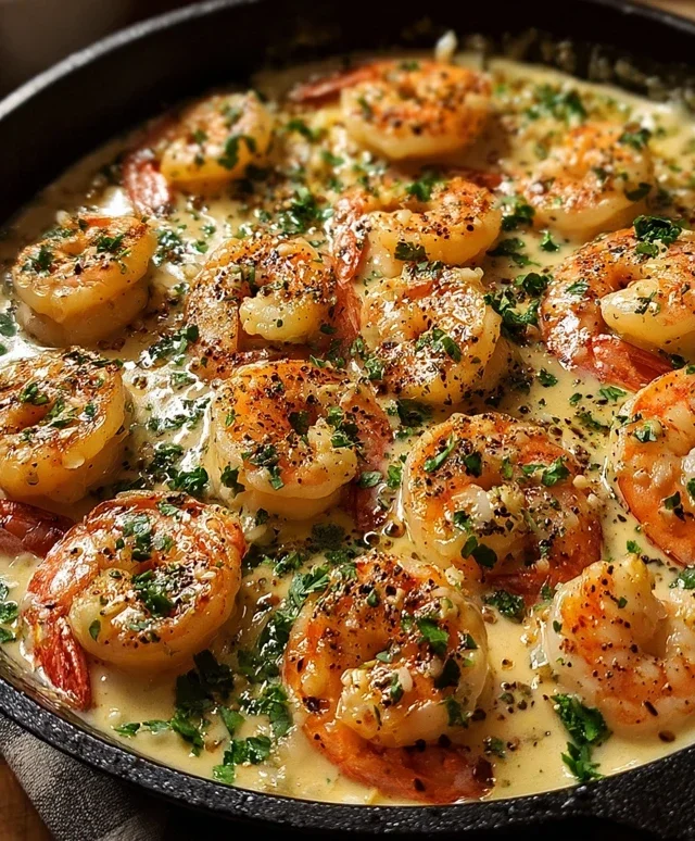 Creamy Garlic Shrimp