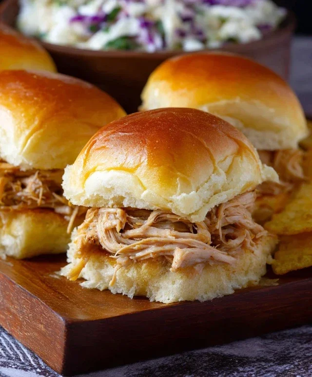 Crock Pot Mississippi Chicken Sliders
