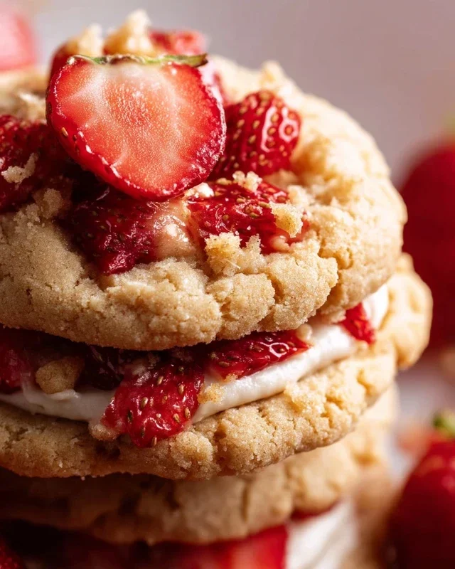 Strawberry Shortcake Cookies