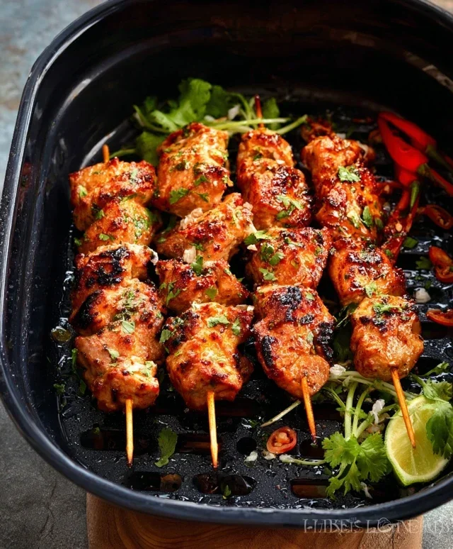 Bang Bang Chicken Skewers