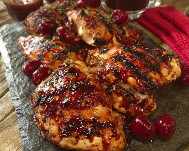 Cherry Dr. Pepper Grilled Chicken