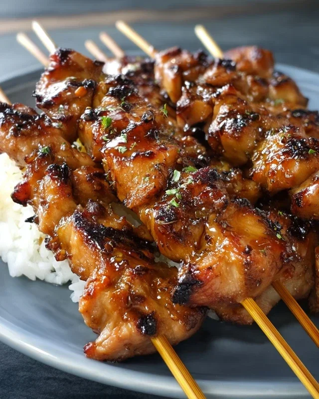 Teriyaki Chicken Skewers