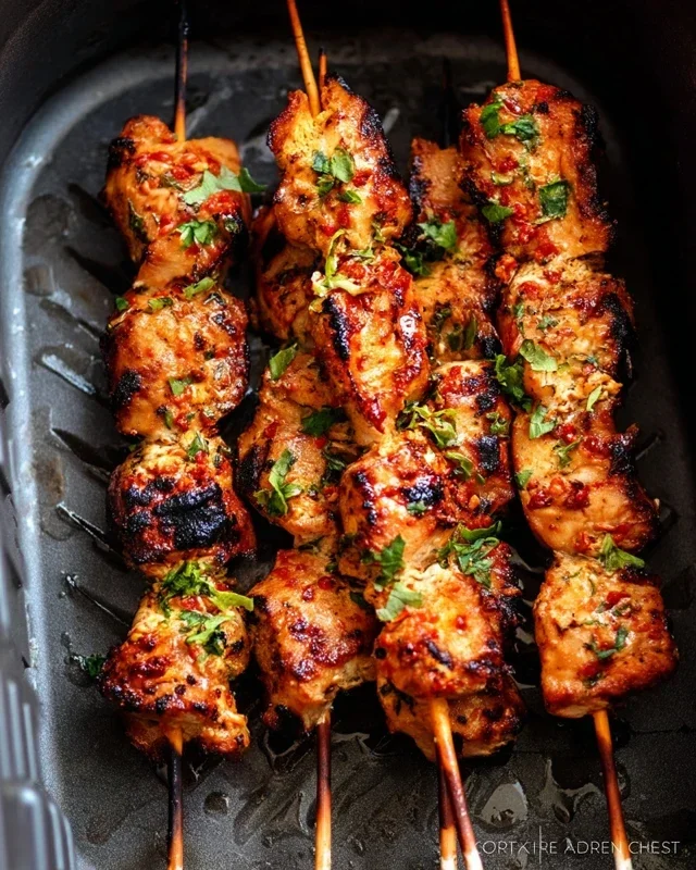 Bang Bang Chicken Skewers