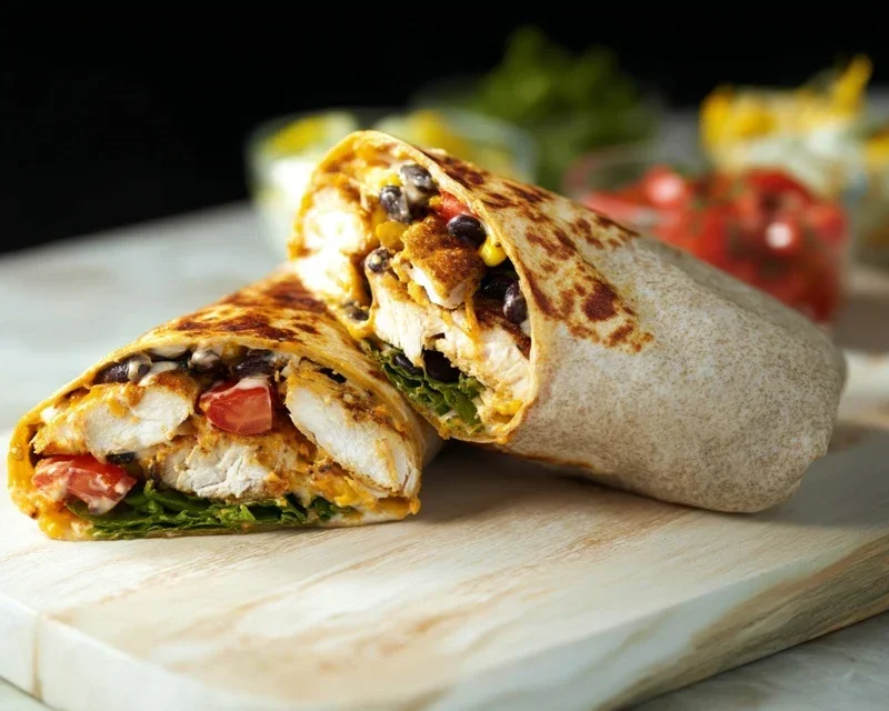 Chipotle Ranch Grilled Chicken Burrito