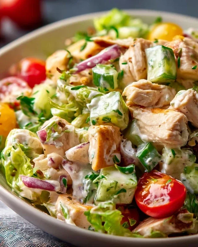 Healthy Ranch Chicken Salad