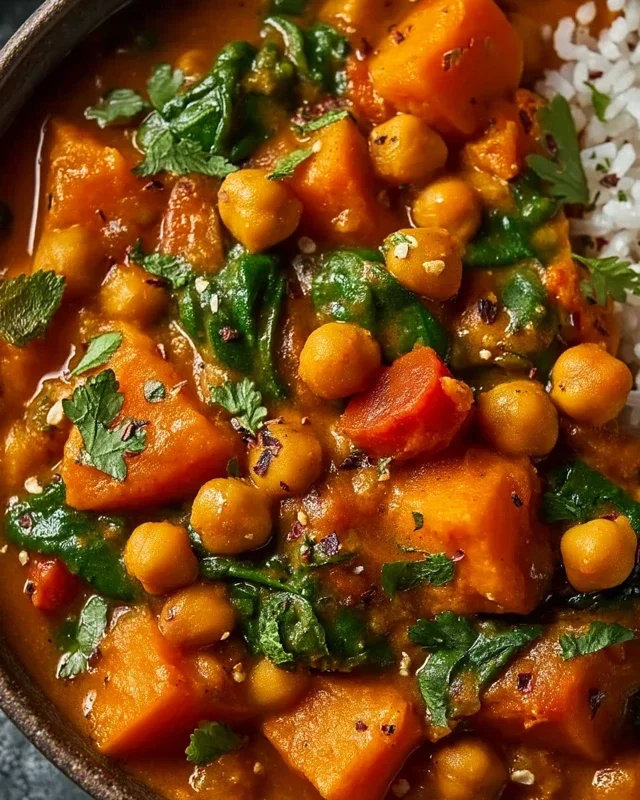 Sweet Potato and Chickpea Curry