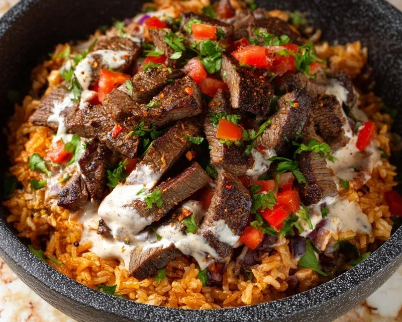 Steak Queso Rice A Flavorful Recipe