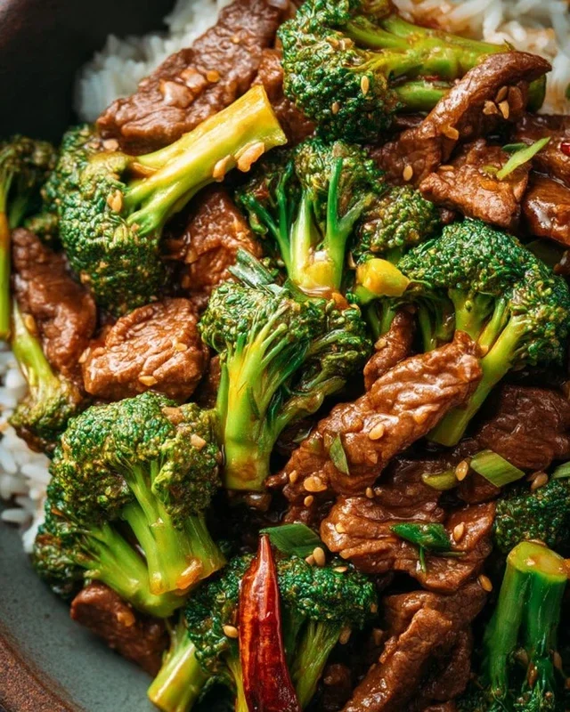 Chinese Beef and Broccoli (牛肉炒西兰花)