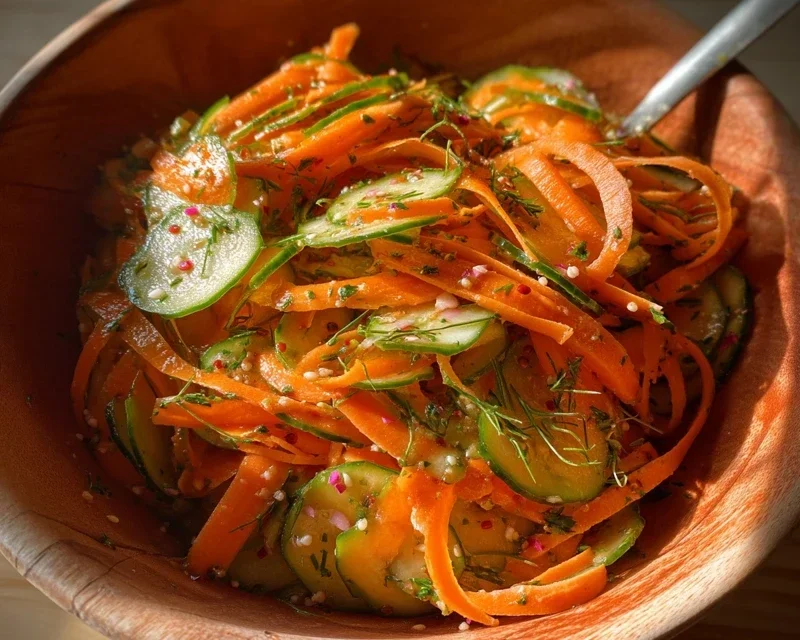 Cucumber Carrot Salad