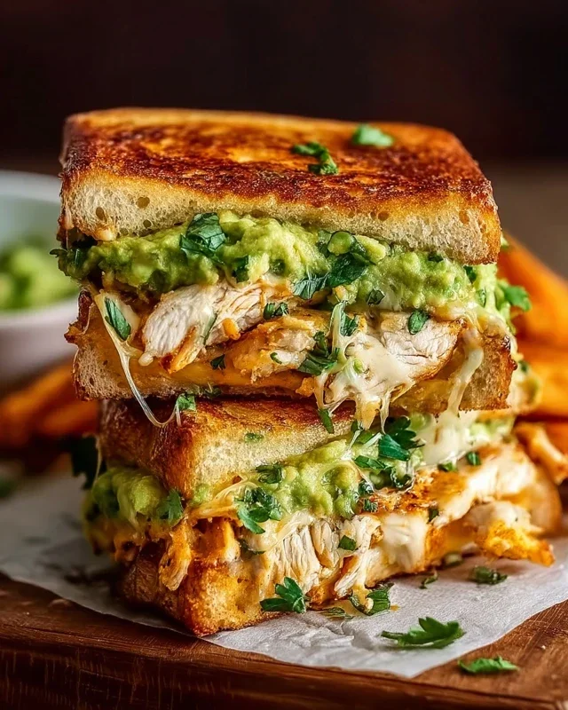 Chicken Avocado Melt Sandwich