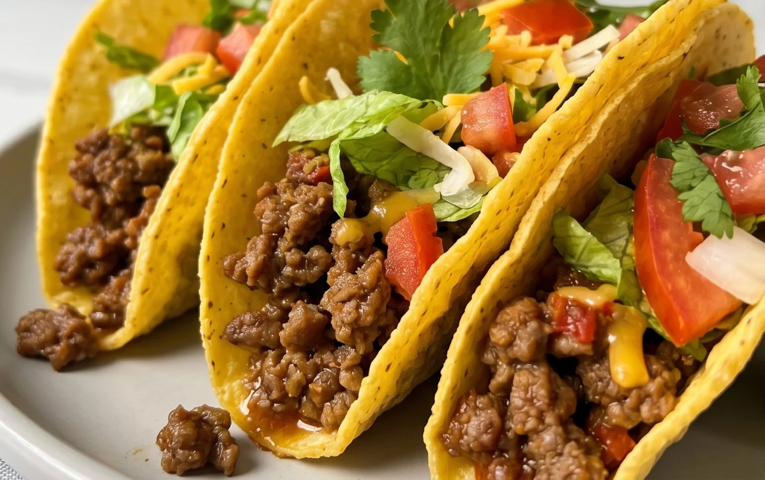 Crispy Ground Beef Tacos