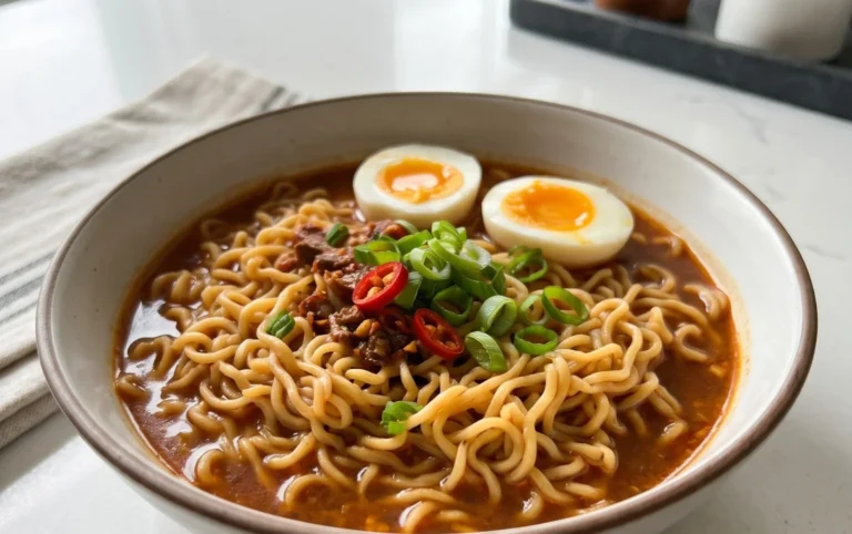 Easy Saucy Ramen Noodles