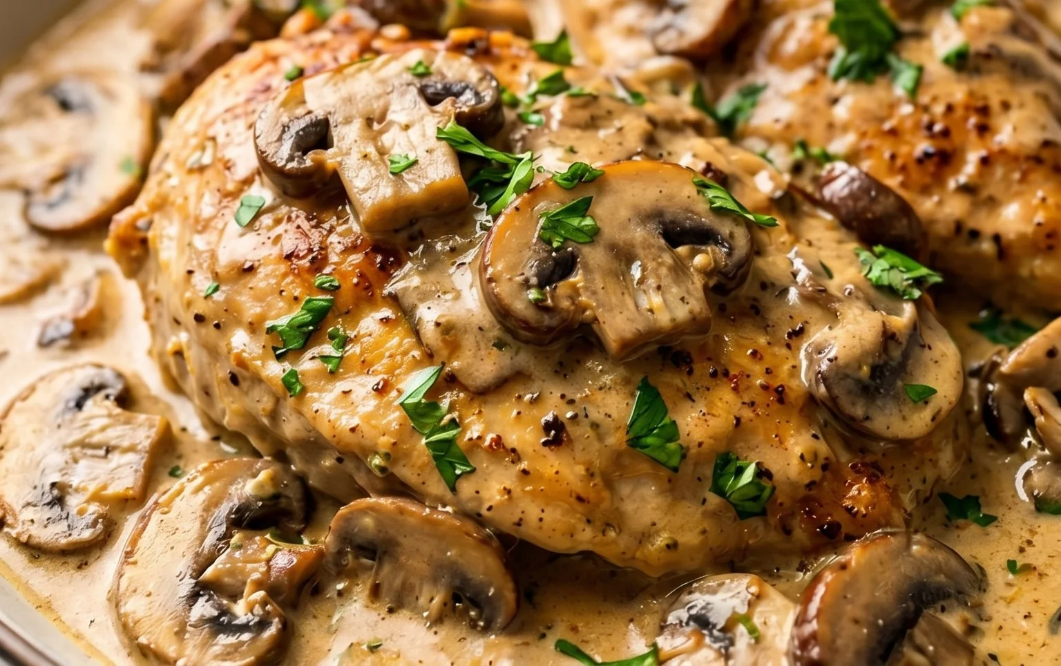 Creamy Mushroom Chicken Recipe